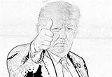 Trump Coloring Pages President Donald Filminspector Downloadable Foreign Affairs Attempted Nuclear Remove Has sketch template