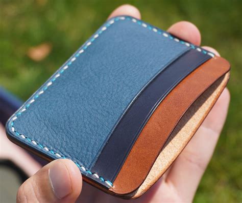 italian leather minimalist wallet price reduced  shipped