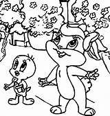 Tunes Looney Coloring Baby Lola Warner Bros Pages Tweety Wecoloringpage Choose Board Cartoon Drawing sketch template