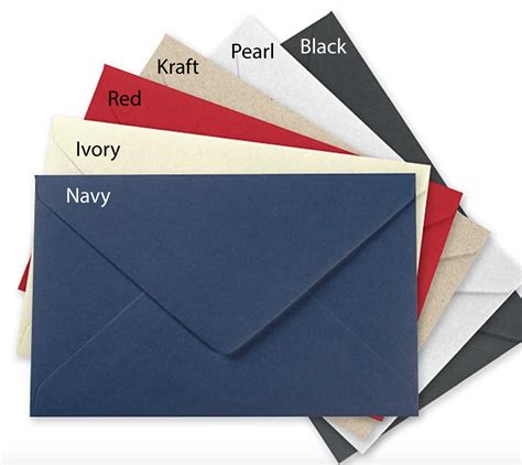 colored envelopes matching solid color envelopes etsy