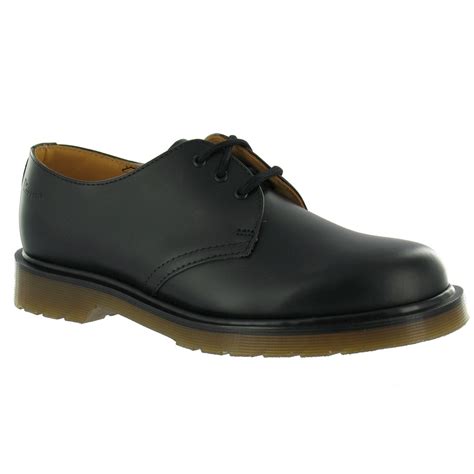 dr martens original  pw unisex leather shoes  black