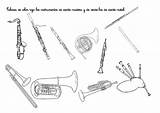 Instrumentos Viento Colorear Colorea Vientos Nombre Musicales Primaria Actividades Próximos Slideshares Bartolomé sketch template