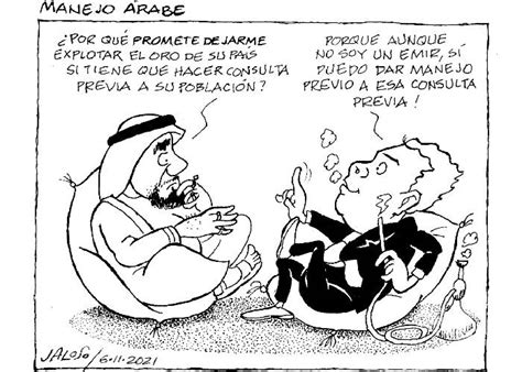 caricatura manejo arabe