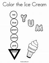 Cream Ice Coloring Color Pages Template Number Food Twistynoodle Built California Usa Noodle Cursive Change sketch template