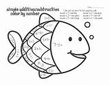 Color Worksheets Printable Numbers Fish Number Squareheadteachers Via sketch template
