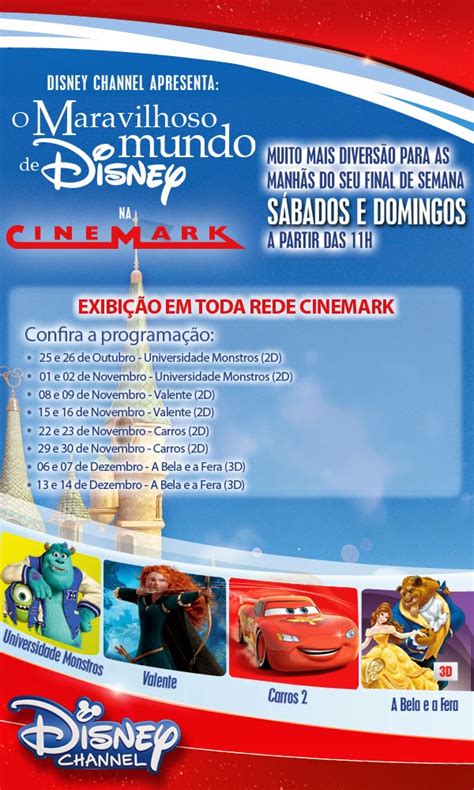 animacoes disney invadem  cinemark em  curta filmes