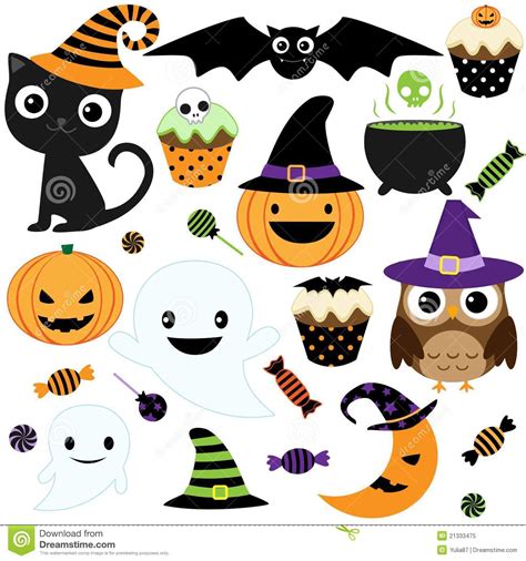 cute halloween party stock vector illustration of lantern