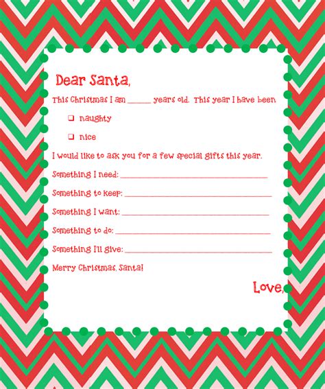 freeprintablesecretsantawishlist santa  list christmas