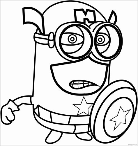 printable minion coloring pages