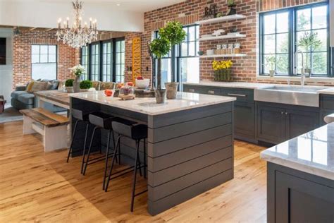 modern island  kitchen adds functionality  style hgtv