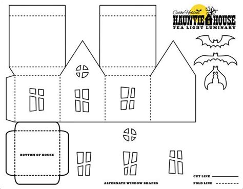 paper house templates   paper house template treat box