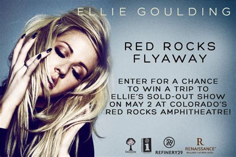 ellie goulding flyaway red rocks conccert giveaway