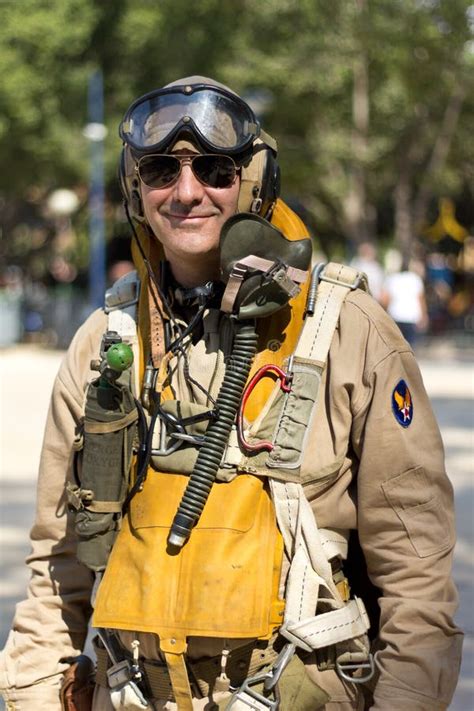american military pilot editorial photo image