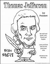 Coloring Thomas Jefferson Pages Presidents Sacagawea President Edison Printable Facts Kids Color Studies Social History Activities Sheets Teaching Getcolorings Template sketch template