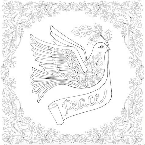 peace dove coloring page thekidsworksheet