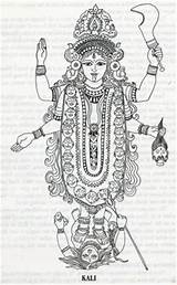Kali Goddess Tattoo Hindu Drawing Pages Maa Resultado Imagem Para Tattoos Durga Coloring Open Discover Indian Krishna Shiva Mata Br sketch template