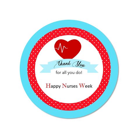 printable happy nurses week tags nurse appreciation tags etsy uk