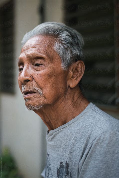 Asian Old Man By Chalit Saphaphak Old Man Portrait Old Portraits Male