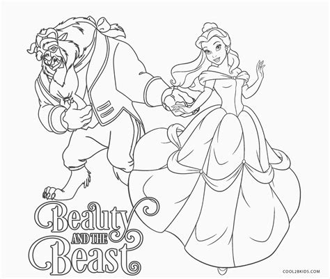 coloring pages disney beauty   beast  coloring pages printable