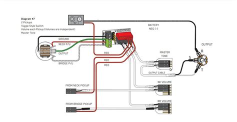 emg wiring diagram  volume  tone   blade selector