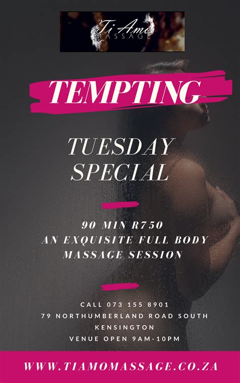 tiamo massage specials