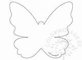 Butterfly Template Printable Coloring Mother sketch template