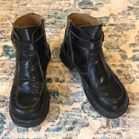 euc vintage  dr marten ankle zip boot size ukus womens   boots   great