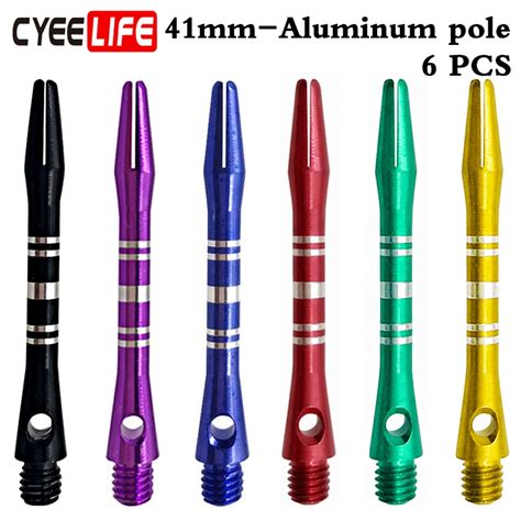 cyeelife pcs soft hard aluminum dart shaft darts accessories anti break durable senior dart