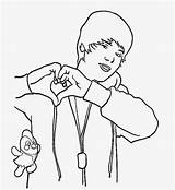 Coloring Justin Bieber Pages Sheets Print Printable Cliparts Heart Clipart Broken Color Celebrities Template Drawing Library Cartoon Colouring Book Timberlake sketch template