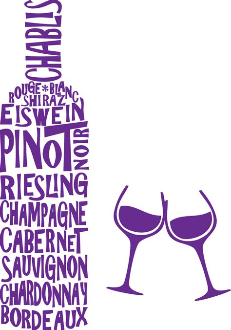 Wine Bottle Text Art And Wine Glasses ~ Cricutdiva Blog Wine Bottle