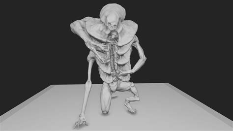 Body Horror 3d Model By Zurreal [049beaf] Sketchfab
