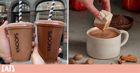 luxury hot chocolate cafe knoops  coming  manchester