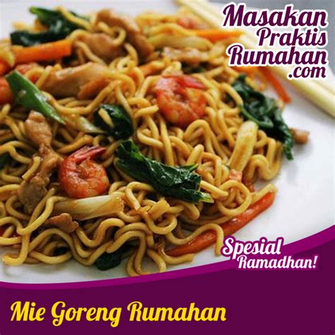 mie goreng udang spesial resep masakan praktis rumahan