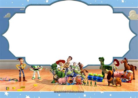 pin  toy story invitations