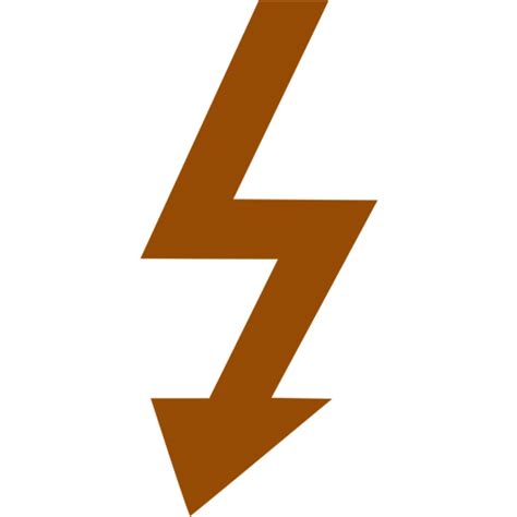 brown electricity icon  brown electricity icons