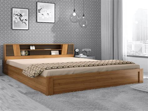 latest wooden bed design images diy projects