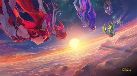 Star Guardian Jinx Lux Janna Lulu And Poppy Lolwallpapers