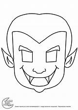 Halloween Dracula Masque Vampire Coloriage Mask Fr Printable Coloring Maske Masks Vampires Templates Maternelle Pages Activité Crafts Kids sketch template