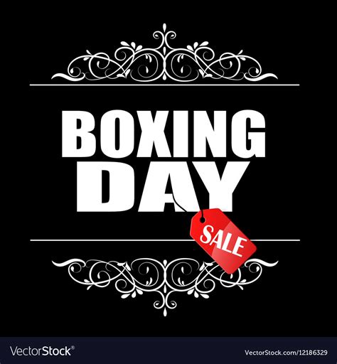 boxing day sale banner royalty  vector image