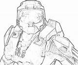Coloring Halo Pages John Odst Weapon Look Printable Another Popular Poster sketch template