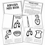 Baptism Sacrament sketch template