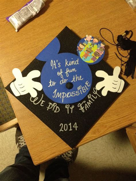 disney inspired graduation cap   kind  fun     high