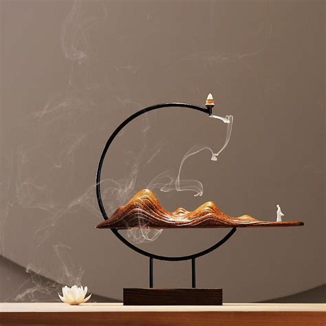 modern backflow incense holder ceramic cone incense burner etsy uk incense holder feng shui
