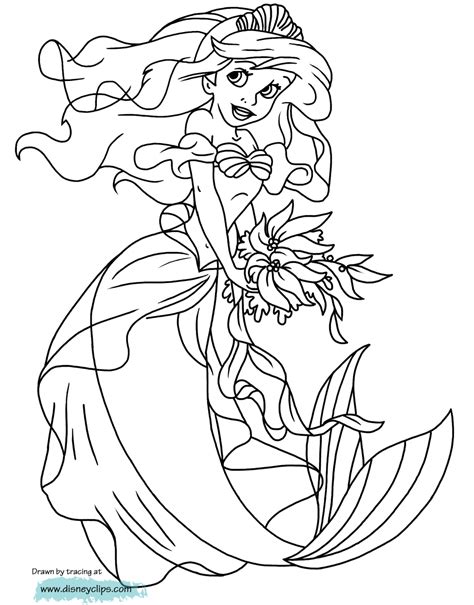 arielcoloringgif  mermaid coloring pages disney coloring
