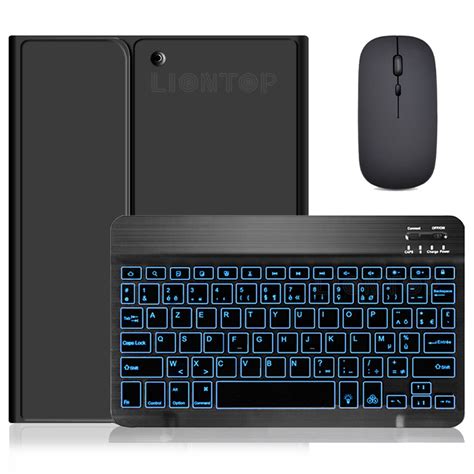 backlit keyboard leather casemouse  ipad   gen   air pro  ebay