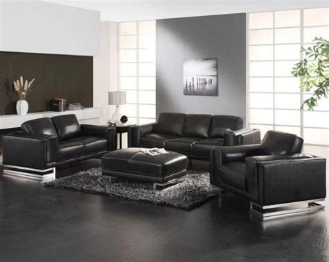 Tips That Help You Get The Best Leather Sofa Deal Black Sofa Living