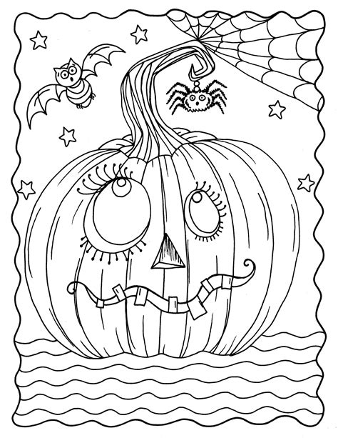 printable pumpkin coloring page