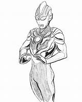 Ultraman Mewarnai Sketsa Ginga Getdrawings Orb Lukisan Menggambar Terkeren Populer Ribut Untuk Cannibal Ncs Distrion Cosmos sketch template