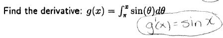 calculus finding derivative  integral mathematics stack exchange