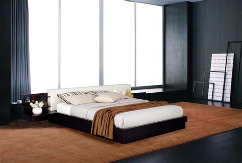 extravagant wood modern platform bed  extra storage st louis missouri vrino